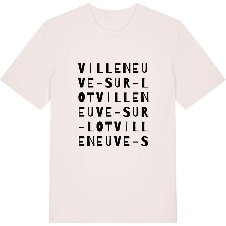 Villeneuve-sur-Lot ordlek t-shirt – t-shirt från PinShirt