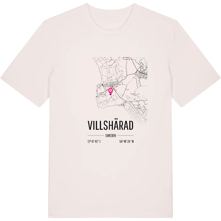 Villshärad karta t-shirt – t-shirt från PinShirt