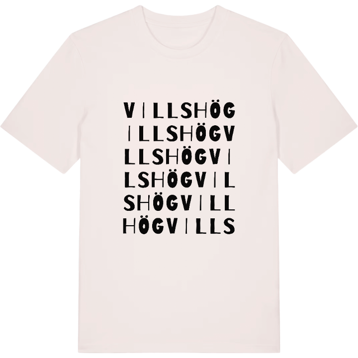 Villshög ordlek t-shirt – t-shirt från PinShirt