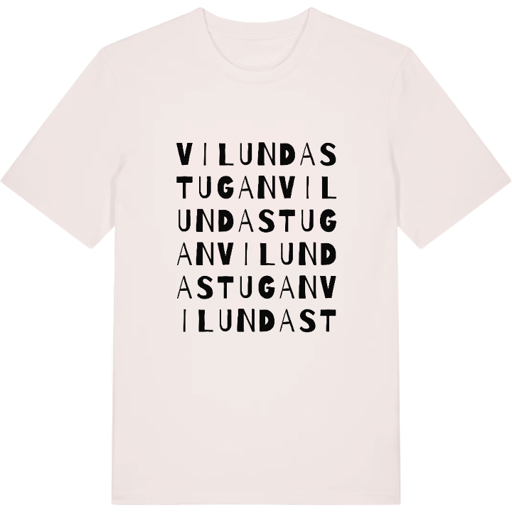 Vilundastugan ordlek t-shirt – t-shirt från PinShirt