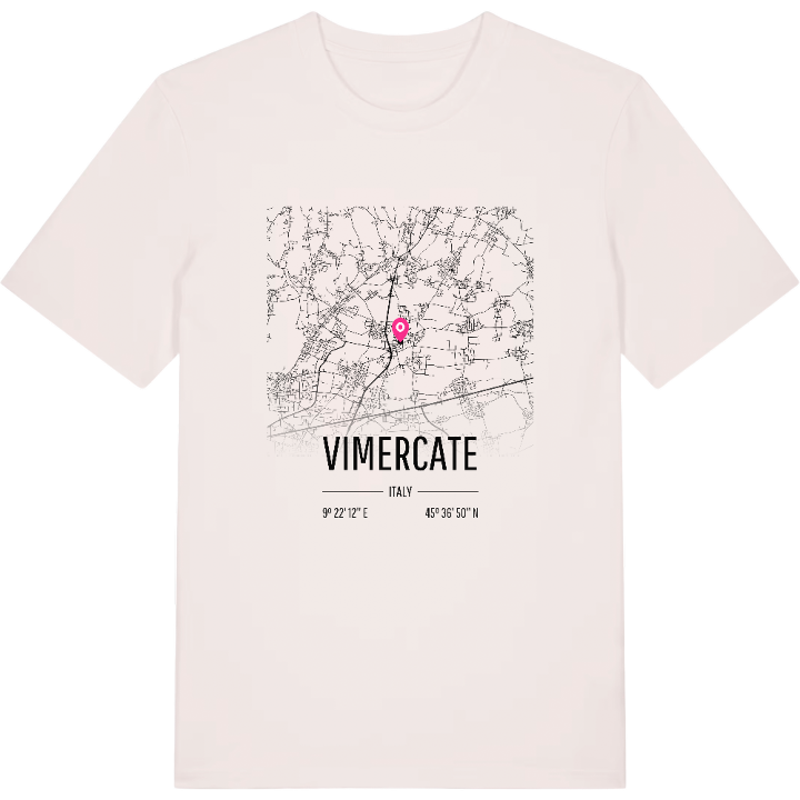 Vimercate karta t-shirt – t-shirt från PinShirt