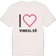 Jag älskar Vindalsö t-shirt stort tryck