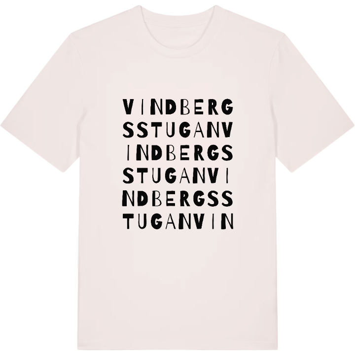 Vindbergsstugan ordlek t-shirt – t-shirt från PinShirt