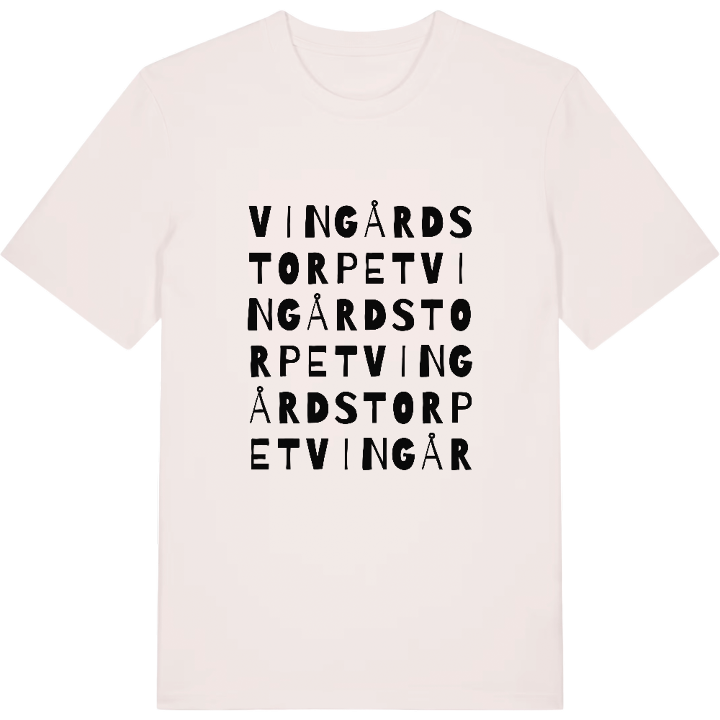 Vingårdstorpet ordlek t-shirt – t-shirt från PinShirt