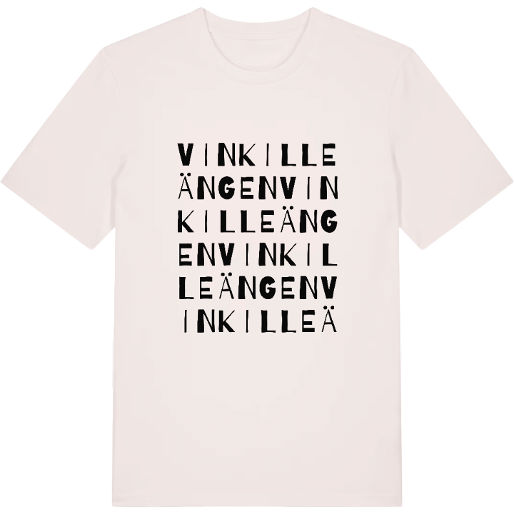Vinkilleängen ordlek t-shirt – t-shirt från PinShirt
