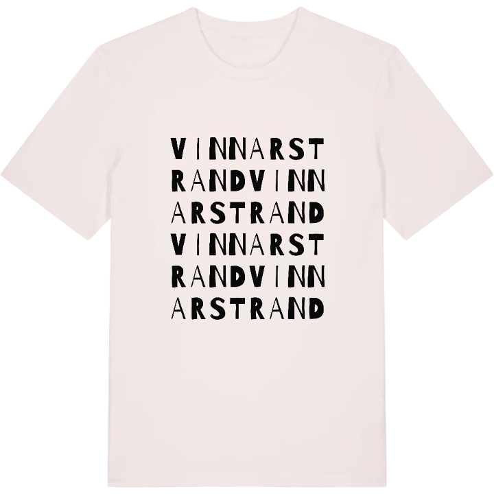 Vinnarstrand ordlek t-shirt – t-shirt från PinShirt