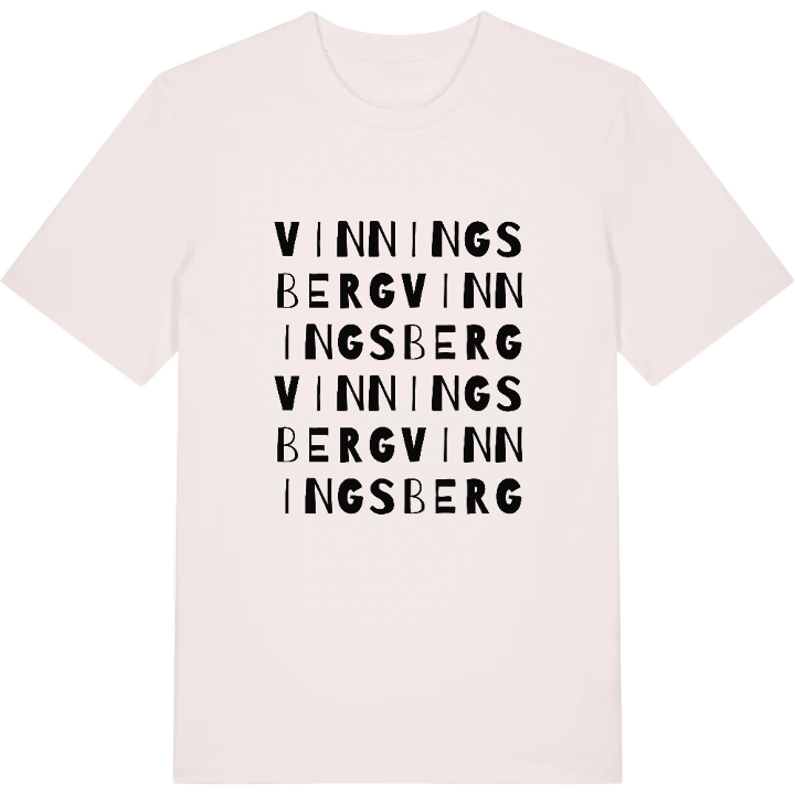 Vinningsberg ordlek t-shirt – t-shirt från PinShirt