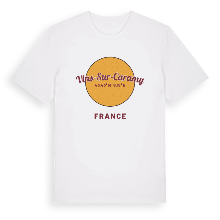 Vins-sur-Caramy cirkel t-shirt – t-shirt från PinShirt