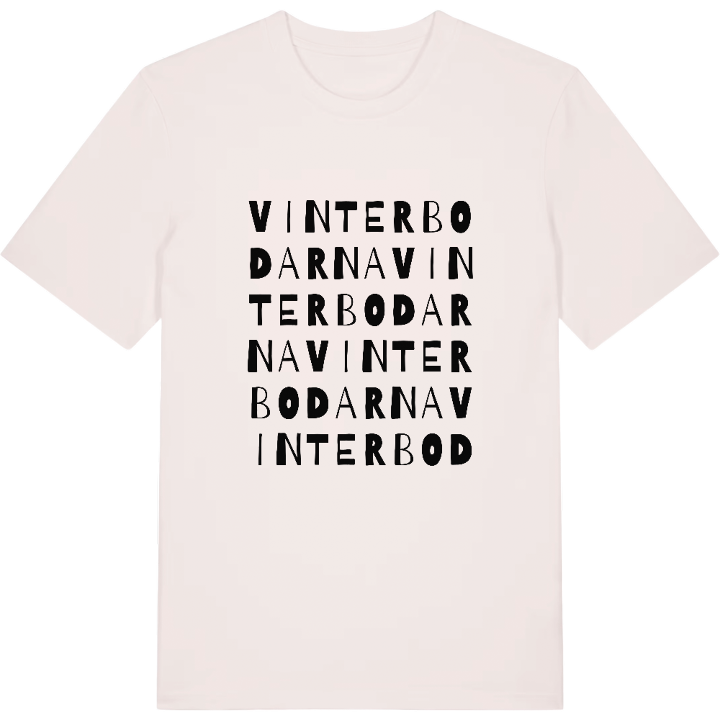Vinterbodarna ordlek t-shirt – t-shirt från PinShirt