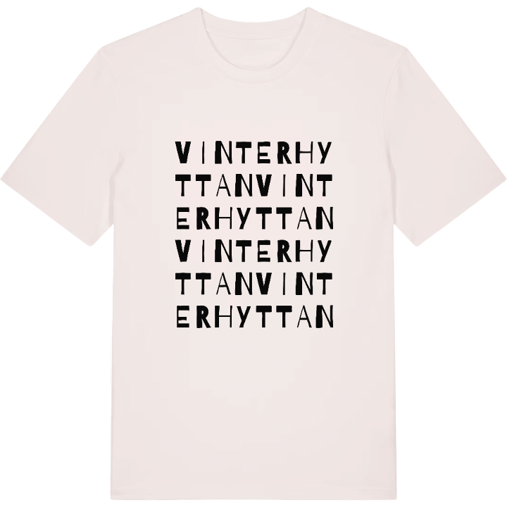 Vinterhyttan ordlek t-shirt – t-shirt från PinShirt
