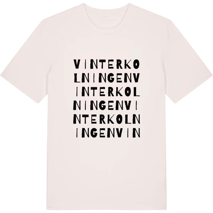 Vinterkolningen ordlek t-shirt – t-shirt från PinShirt
