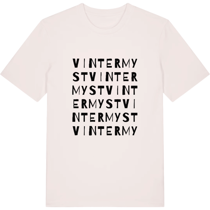 Vintermyst ordlek t-shirt – t-shirt från PinShirt