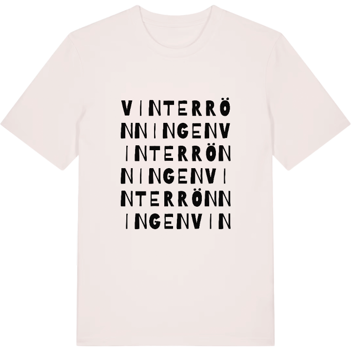 Vinterrönningen ordlek t-shirt – t-shirt från PinShirt