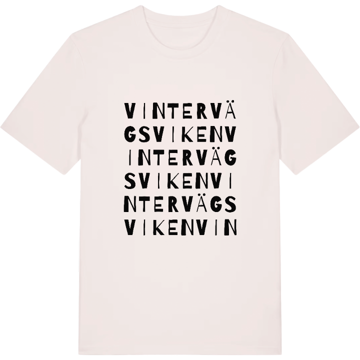 Vintervägsviken ordlek t-shirt – t-shirt från PinShirt