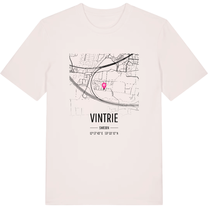Vintrie karta t-shirt – t-shirt från PinShirt