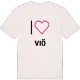 Jag älskar Viö t-shirt stort tryck