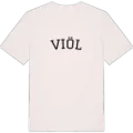 Viöl böjd t-shirt