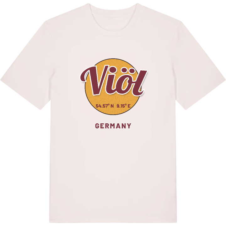 Viöl cirkel t-shirt – t-shirt från PinShirt