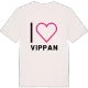 Jag älskar Vippan t-shirt stort tryck