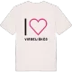 Jag älskar Virbeliškės t-shirt stort tryck