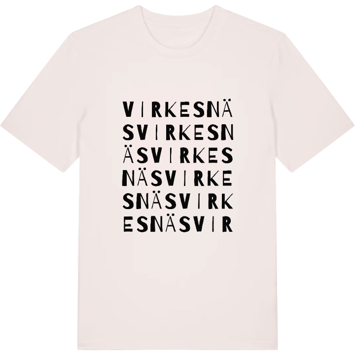 Virkesnäs ordlek t-shirt – t-shirt från PinShirt