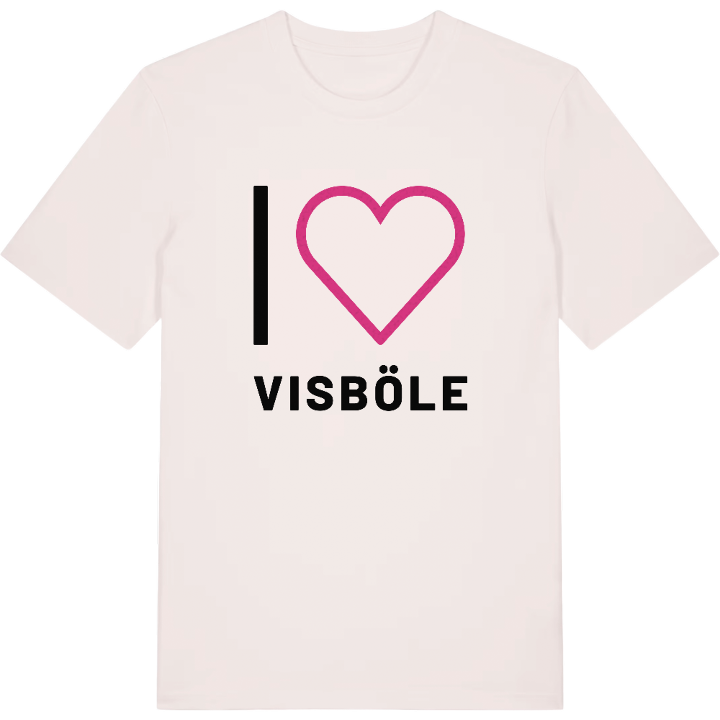 Jag älskar Visböle t-shirt stort tryck – t-shirt från PinShirt