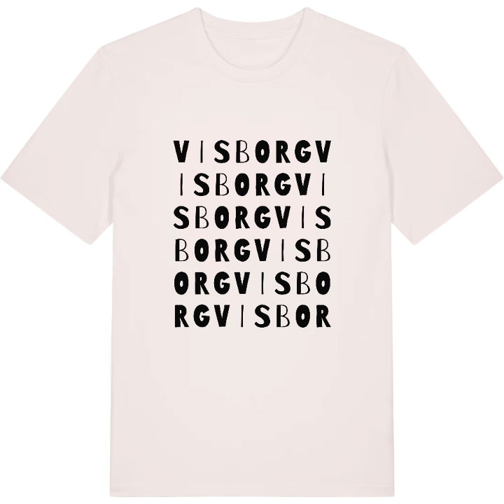 Visborg ordlek t-shirt – t-shirt från PinShirt