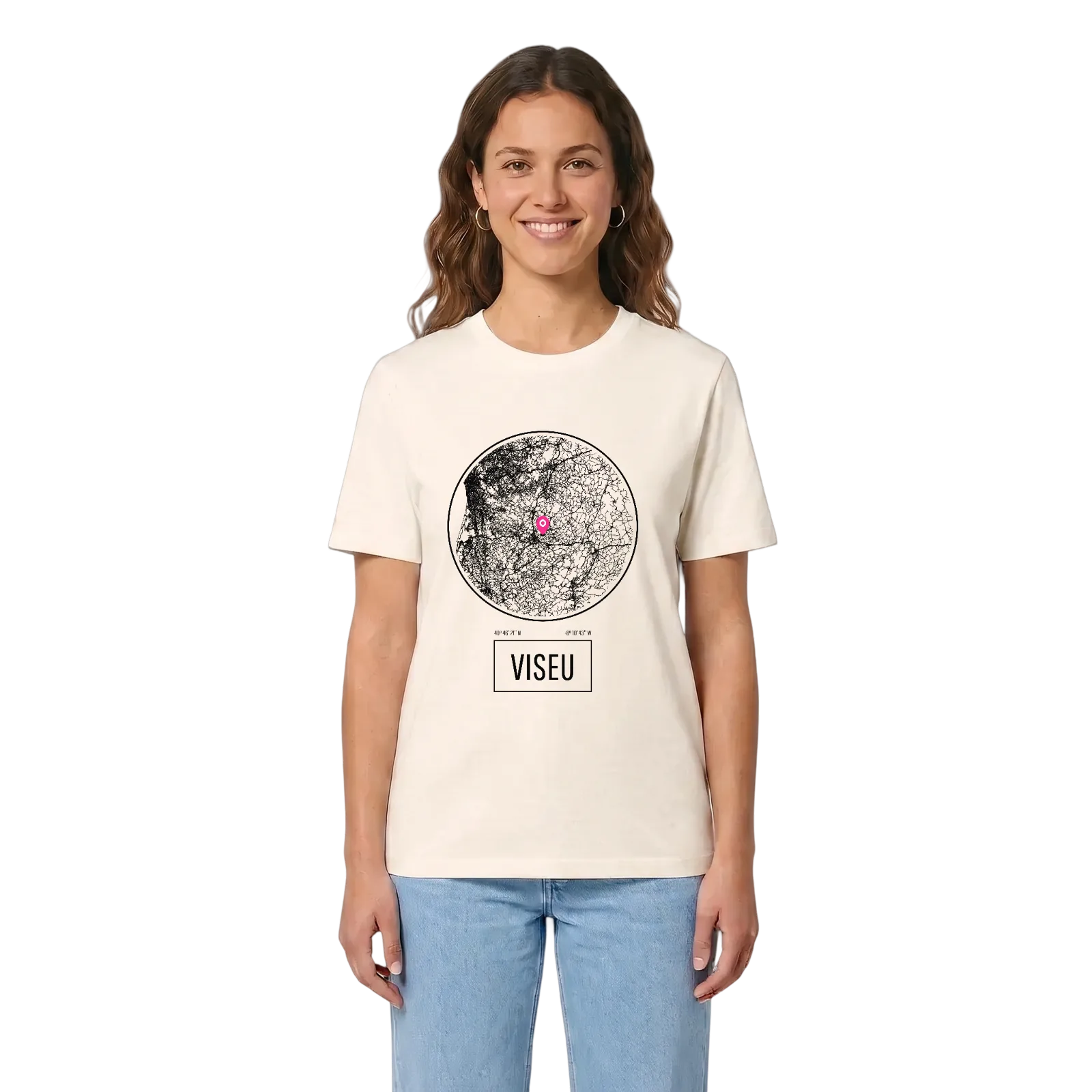 Viseu t-shirt – Vintage White, i miljö