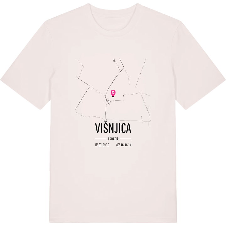 Višnjica karta t-shirt – t-shirt från PinShirt
