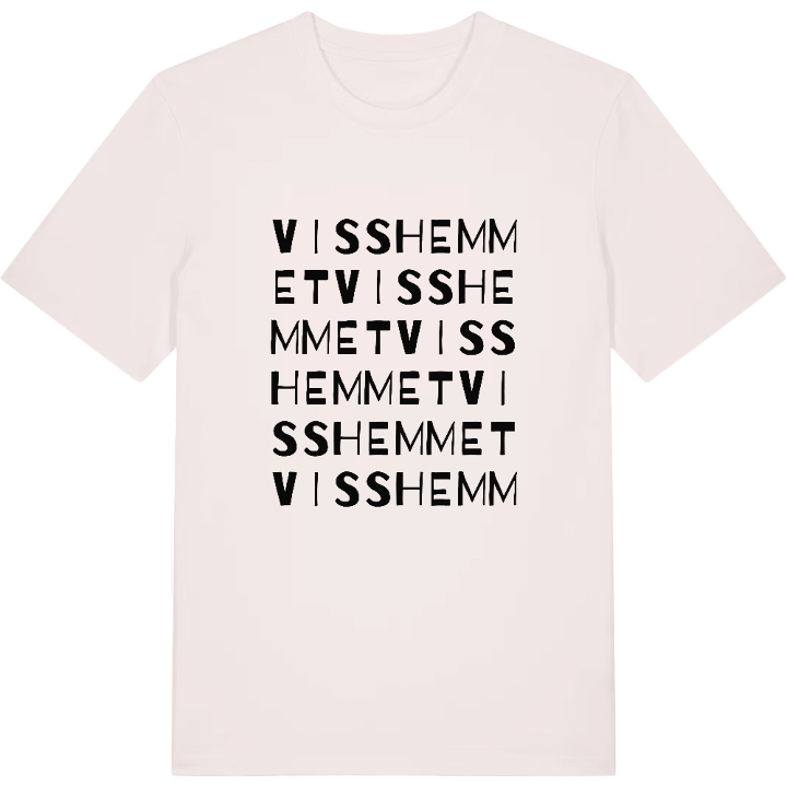 Visshemmet ordlek t-shirt – t-shirt från PinShirt