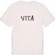 Vitå böjd t-shirt