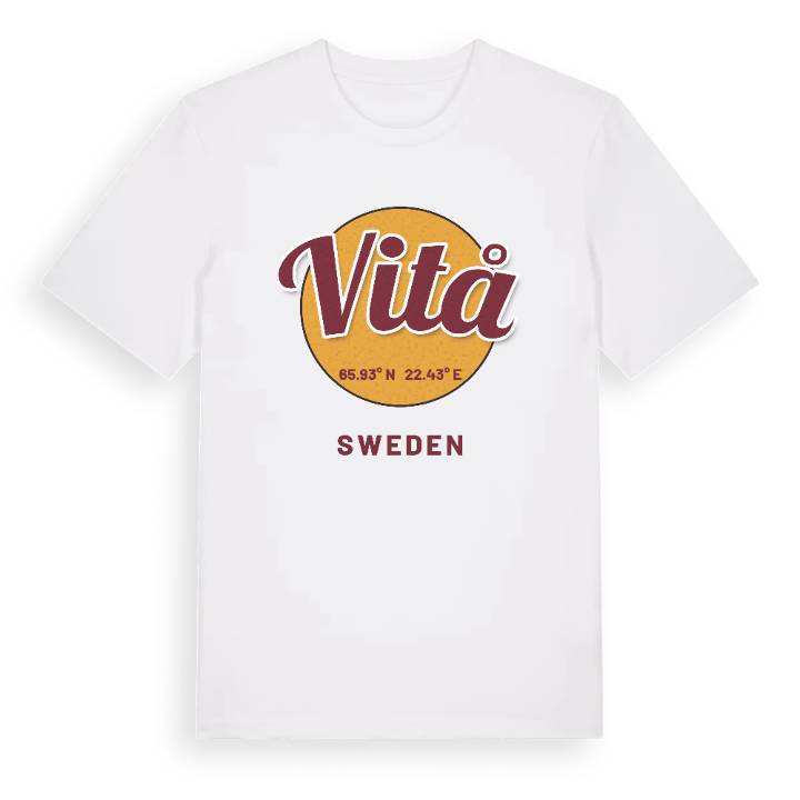 Vitå cirkel t-shirt – t-shirt från PinShirt