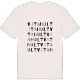 Vitahult ordlek t-shirt