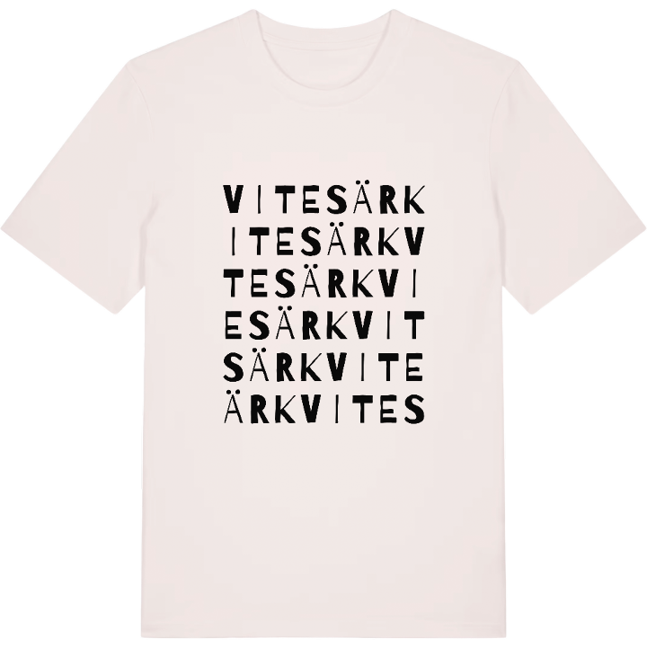 Vitesärk ordlek t-shirt – t-shirt från PinShirt
