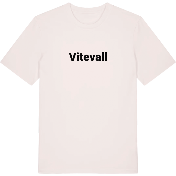 Vitevall fetstil t-shirt – t-shirt från PinShirt