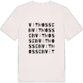 Vitmossen ordlek t-shirt