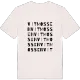 Vitmossen ordlek t-shirt