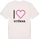 Jag älskar Vitökna t-shirt stort tryck