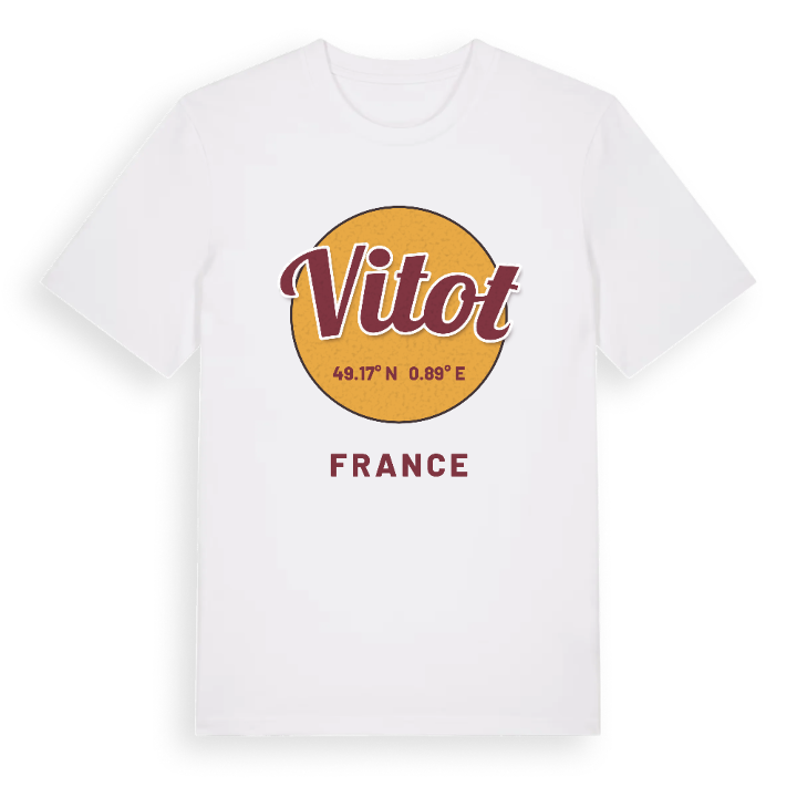 Vitot cirkel t-shirt – t-shirt från PinShirt
