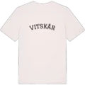 Vitskär böjd t-shirt