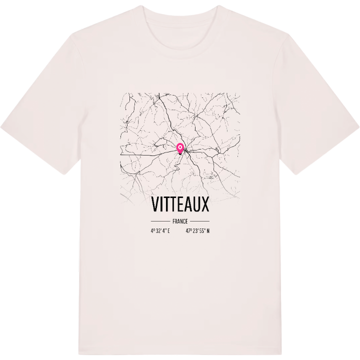Vitteaux karta t-shirt – t-shirt från PinShirt