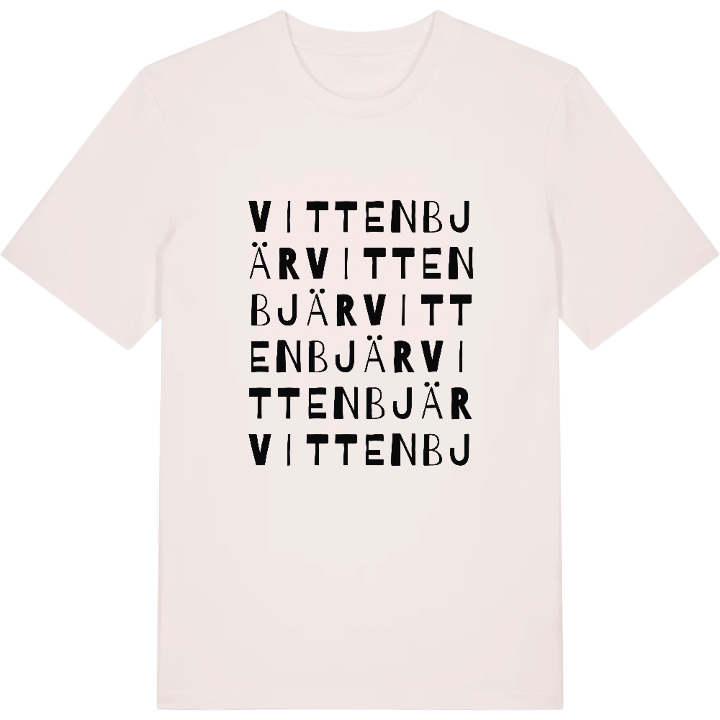 Vittenbjär ordlek t-shirt – t-shirt från PinShirt