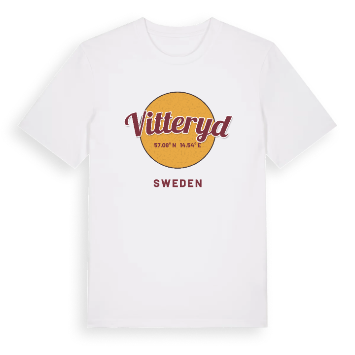 Vitteryd cirkel t-shirt – t-shirt från PinShirt