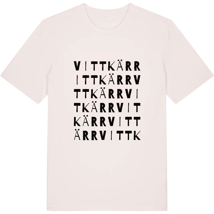 Vittkärr ordlek t-shirt – t-shirt från PinShirt