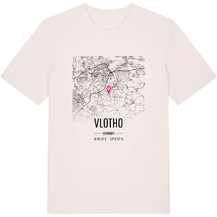 Vlotho karta t-shirt – t-shirt från PinShirt