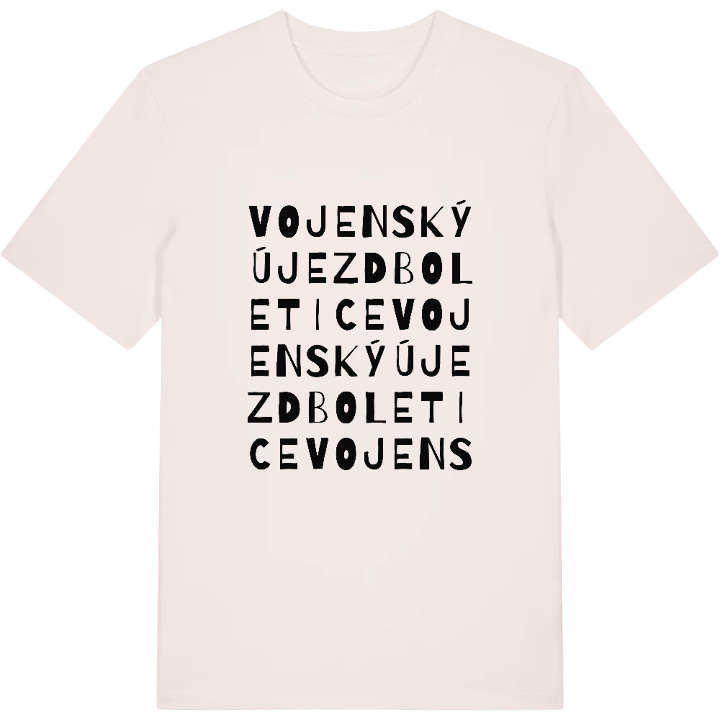 Vojenský újezd Boletice ordlek t-shirt – t-shirt från PinShirt