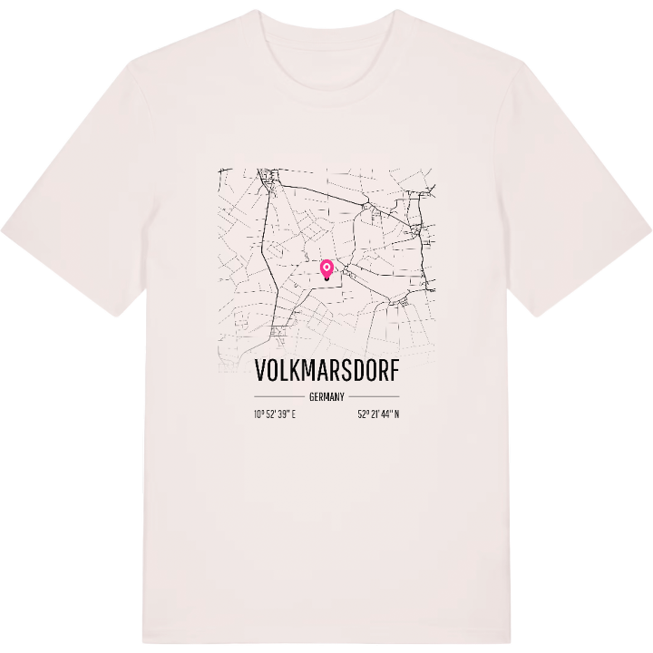 Volkmarsdorf karta t-shirt – t-shirt från PinShirt
