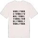 Vorly ordlek t-shirt