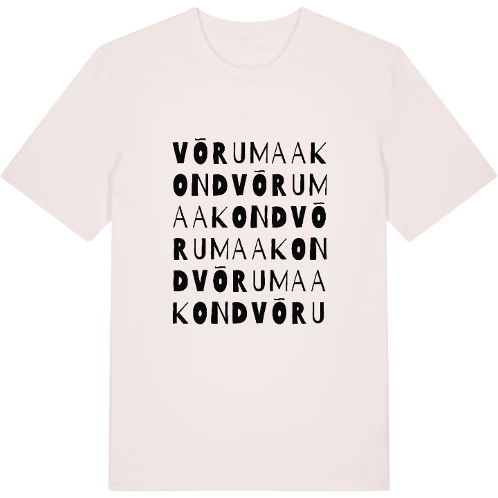 Võru maakond ordlek t-shirt – t-shirt från PinShirt