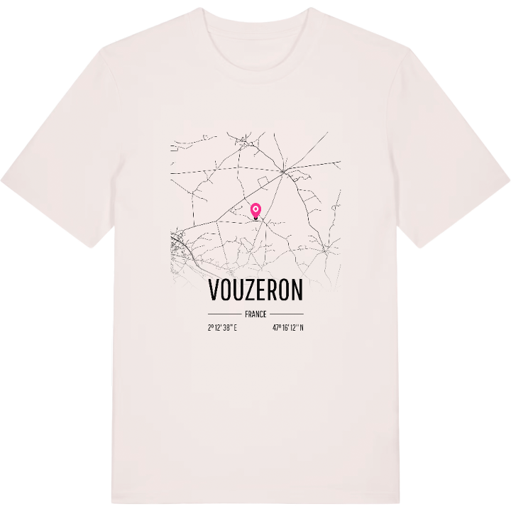 Vouzeron karta t-shirt – t-shirt från PinShirt